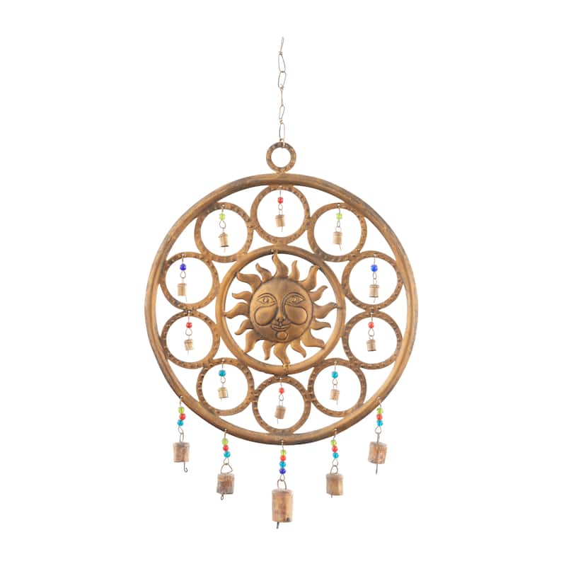 Iron Eclectic Windchime 25 x 14 x 1