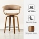 preview thumbnail 99 of 167, Glitzhome Set of 2 or 4 Modern Counter & Bar Height Wooden Swivel Bar Stools