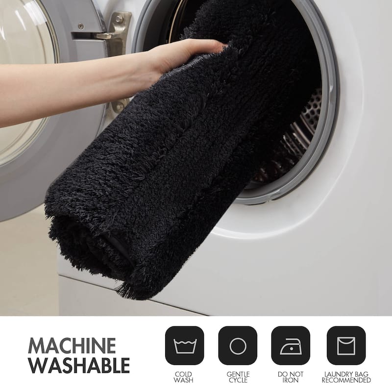 Madison Park Tufted Pearl Channel Solid Bath Rug