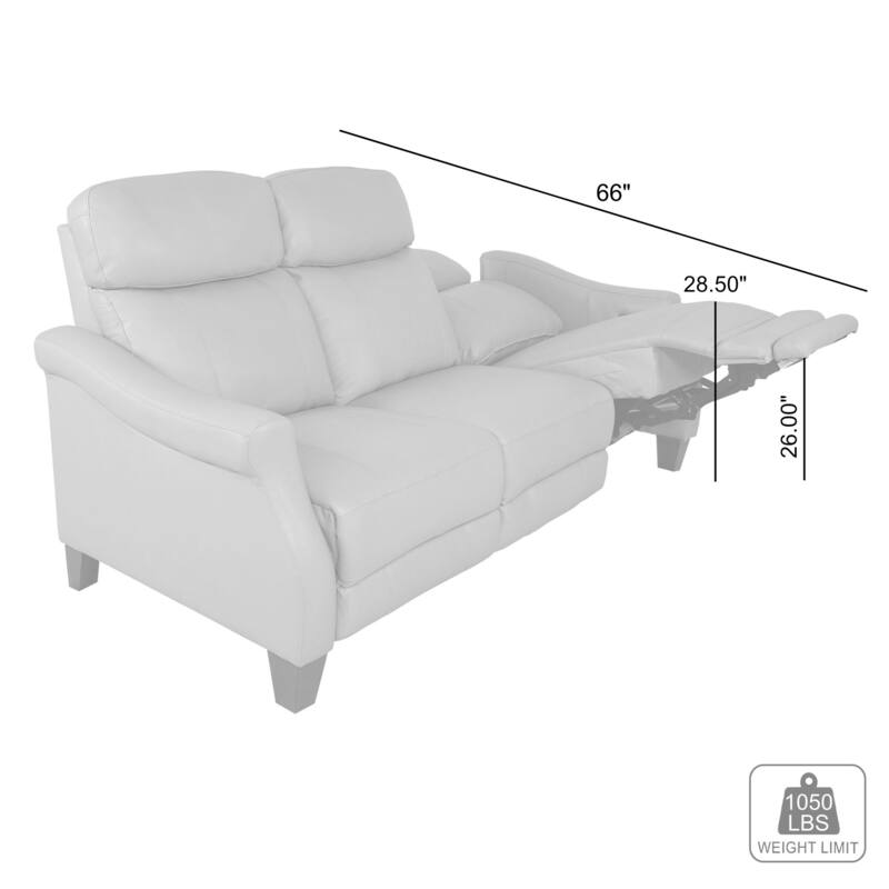 Felicity 84" Zero Gravity Leather Power Reclining Sofa with USB Ports