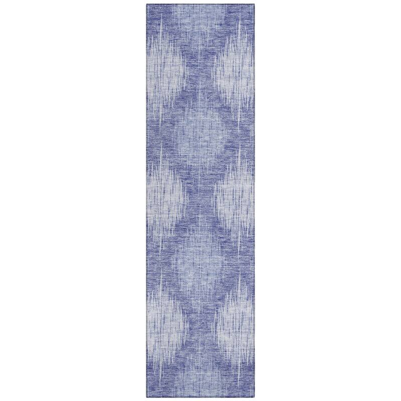 Machine Washable Indoor/ Outdoor Chantille Contemporary Geo Rug