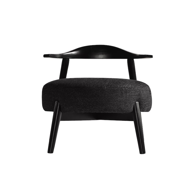 Ipomoea Indoor Boucle Accent Chair With Camel Back by Christopher Knight Home