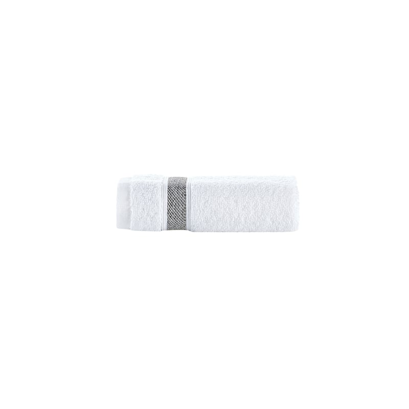 Brooks Brothers Ottoman Rolls Wash Towel - Anthracite
