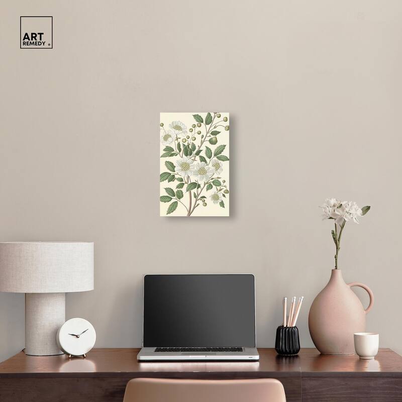 White Cherokee IV Canvas by Art Remedy, Gallery Wrapped