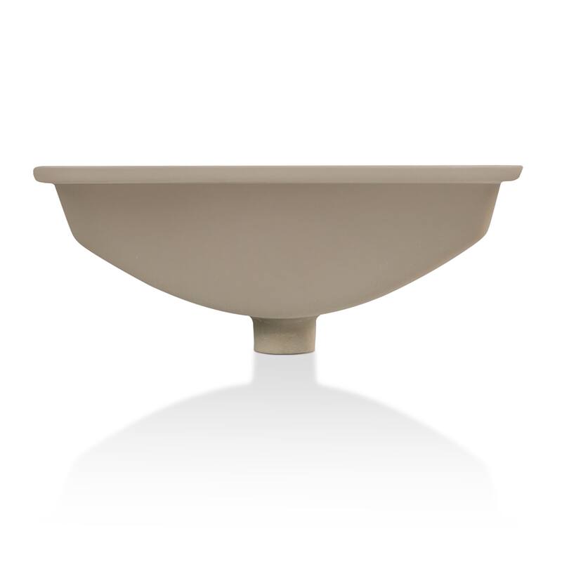 Sinber White Ceramic Bathroom Vanity Undermount Sink