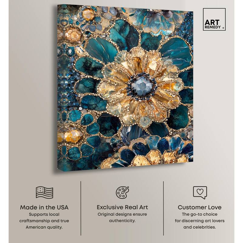 Opulent Geode IV Canvas by Art Remedy, Gallery Wrapped