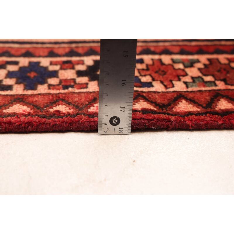 ECARPETGALLERY Hand-knotted Andelz Red Wool Rug - 3'7 x 6'9