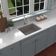 preview thumbnail 7 of 52, Karran Undermount 24.38 in Single Bowl Quartz Kitchen Sink Kit