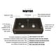 preview thumbnail 9 of 68, Karran Retrofit Apron Front Quartz Double Bowl Kitchen Sink