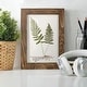 preview thumbnail 47 of 138, Nature Printed Ferns IX -Framed Print w/glass-Cherry Red