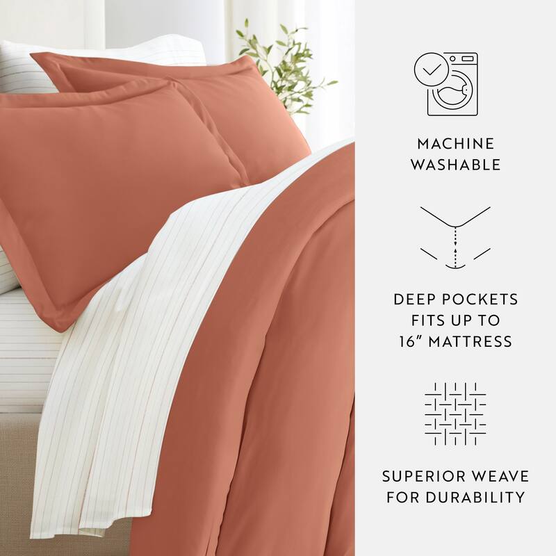 8pc Solid Duvet Bundle