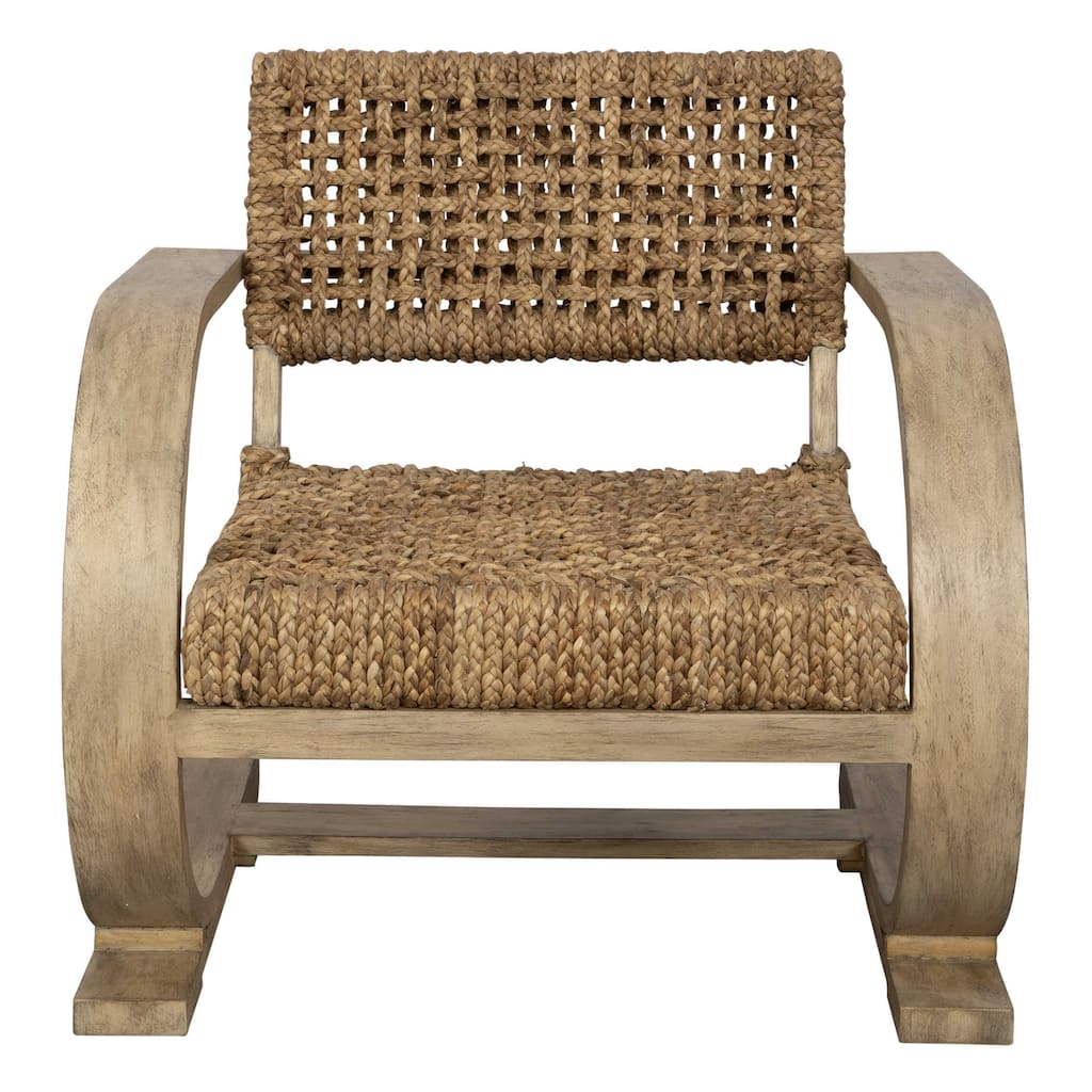 Driftwood Woven Accent Chair - 30" - Brown and Gray