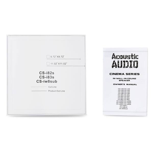 Shop Acoustic Audio Cs I83s Bluetooth In Ceiling Speakers With 8