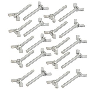 10pcs M6x50mm Stainless Steel Wing Bolt butterfly Bolt Hnad Bolt pin bolt 10pcs M6x50mm Stainless Steel Wing Bolt butterfly Bolt Hnad Bolt pin bolt