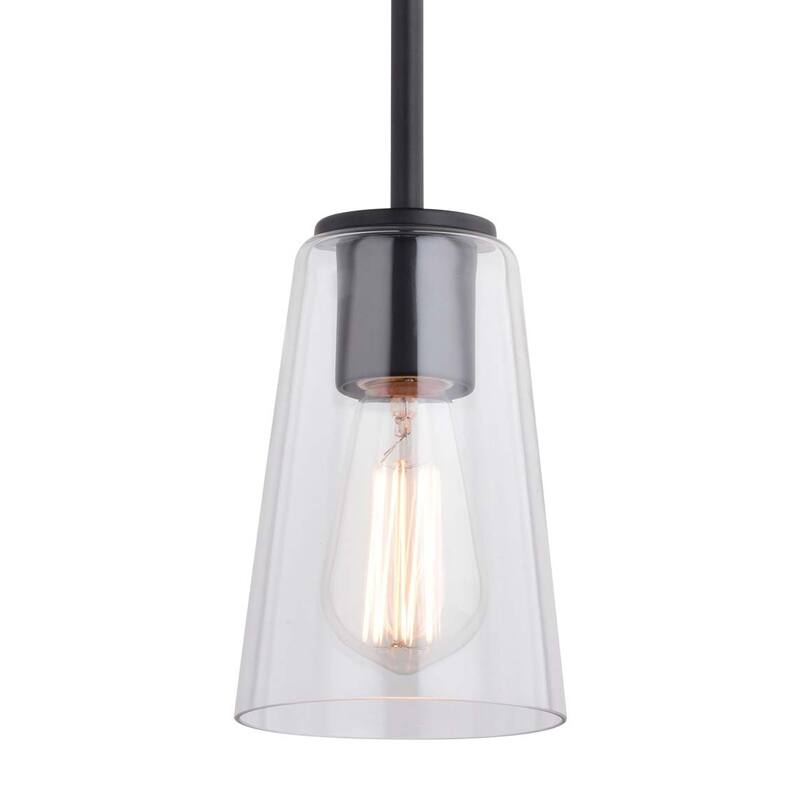 Vaxcel Lighting P0396 Beverly 5" Wide Mini Pendant - Matte Black