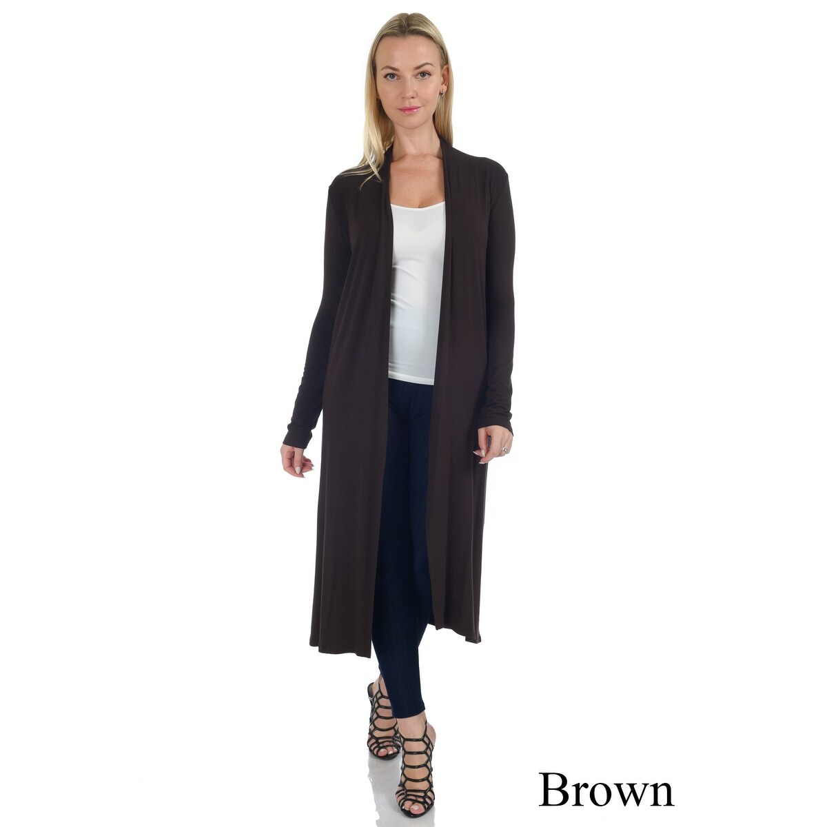 Simply Ravishing Women S Long Sleeve Floor Length Open Cardigan Size S 5x