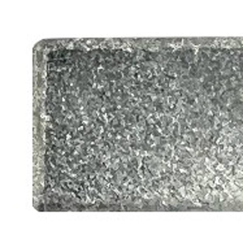 HomeRoots Set of Six Gray Rectangle Knob Stone Drawer Pull Knobs - 5.00 in. x 5.10 in. x 2.60 in.