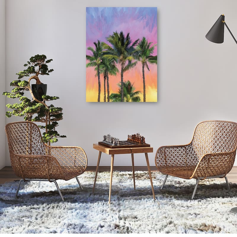 Sorbet Sunset By Studio Arts Canvas Art Print