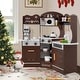 preview thumbnail 22 of 28, Honeyjoy Corner Kitchen Playset with Coffee Machine Oven Microwave - See Details
