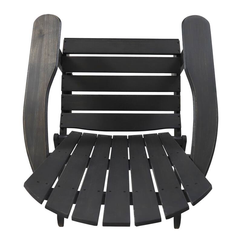 Hanlee Acacia Wood Folding Adirondack Chair by Christopher Knight Home - 29.50" W x 35.75" D x 34.25" H