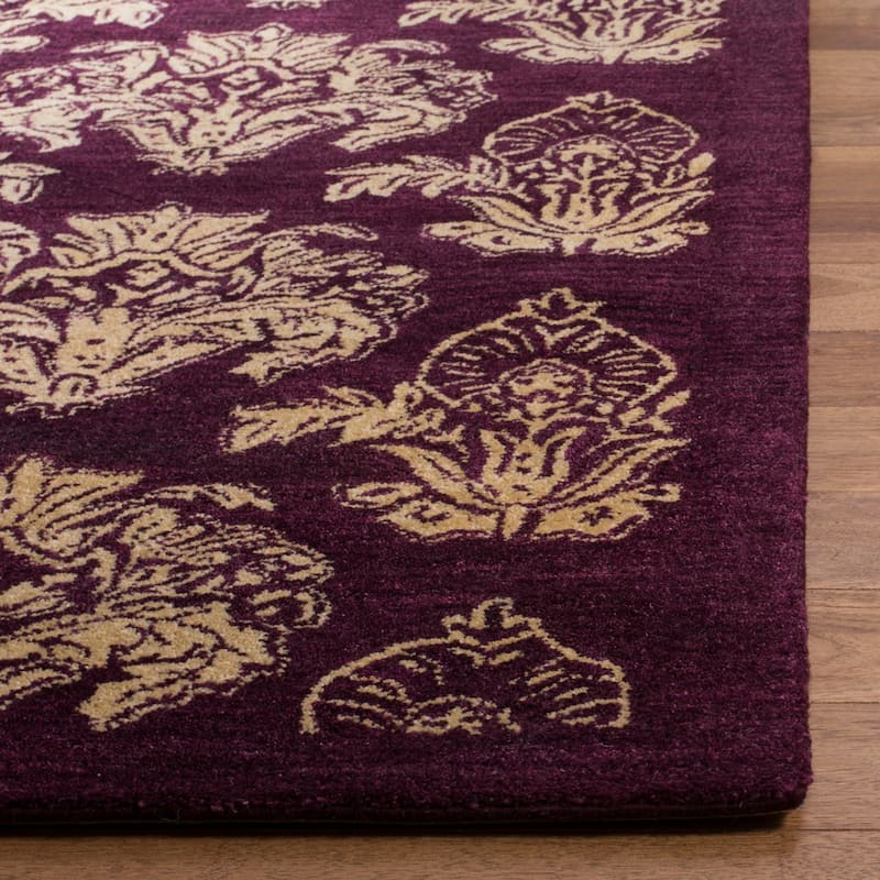 SAFAVIEH Handmade Metro Engracia French Country Floral Wool Rug