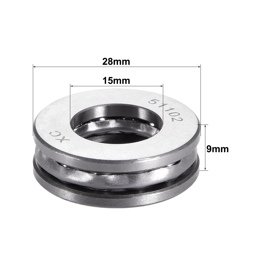9//16 and 15//16 Bore Diameters Aluminum A2017 NBK MJC-55-EWH-9//16-15//16 Jaw Flexible Coupling Set Screw Type