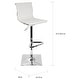 preview thumbnail 5 of 11, Porch & Den Tower Master Contemporary Adjustable Bar Stool in Faux Leather