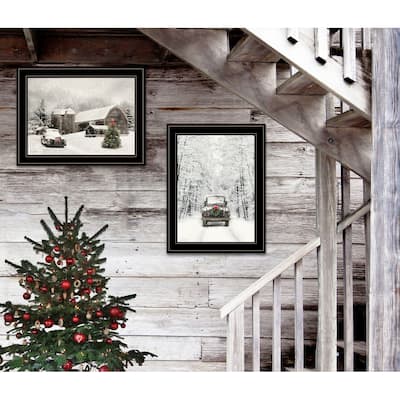 TrendyDecor4U Farmhouse "Antique Christmas" 2-Piece Vignette by Lori Deiter