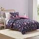 preview thumbnail 9 of 7, Fairy Garden Reversible Microfiber Comforter Set Twin - Twin XL