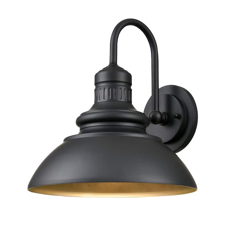 Adda Outdoor Wall Sconce Powder Coated Black - Powder Coated Black - 12.25