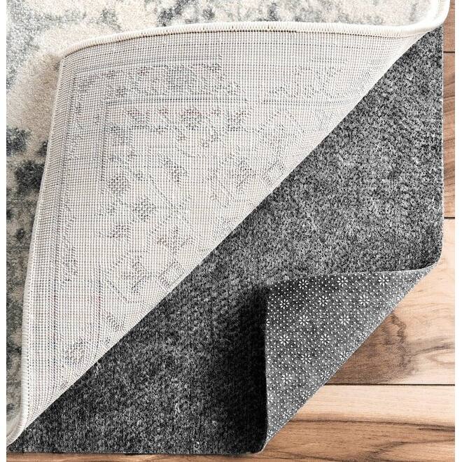 1/3" Thick Premium Non-slip Reduce Noise Carpet Mat - Grey - 14' x 17'