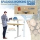 preview thumbnail 26 of 51, Futzca Height Adjustable Electric Standing Desk Sit Stand Computer Stand up Desk with Splice Board