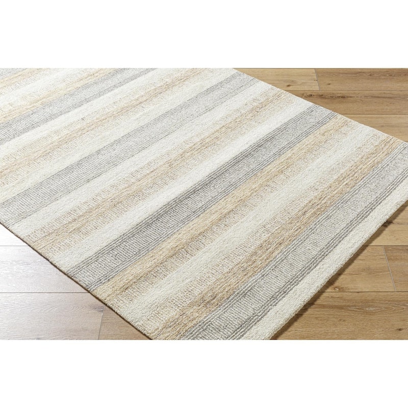 Livabliss Bohemian & Eclectic Bournemouth Stripe Area Rug