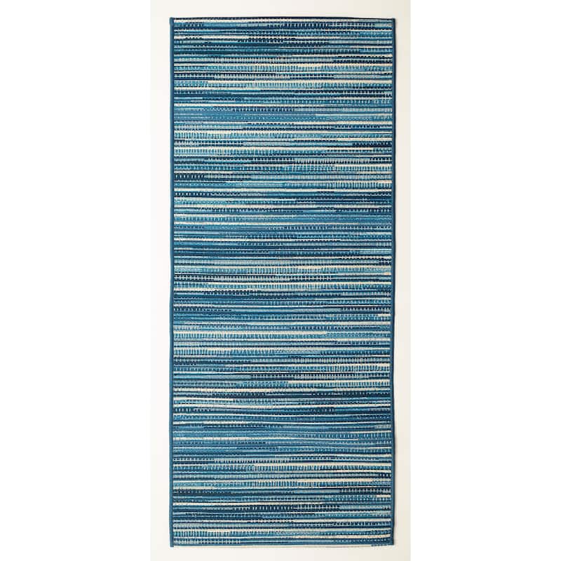 Liora Manne Marina Stripes Indoor/ Outdoor Area Rug