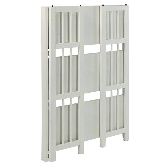Porch & Den Edgemont Folding Stackable 27.5-inch Bookcase