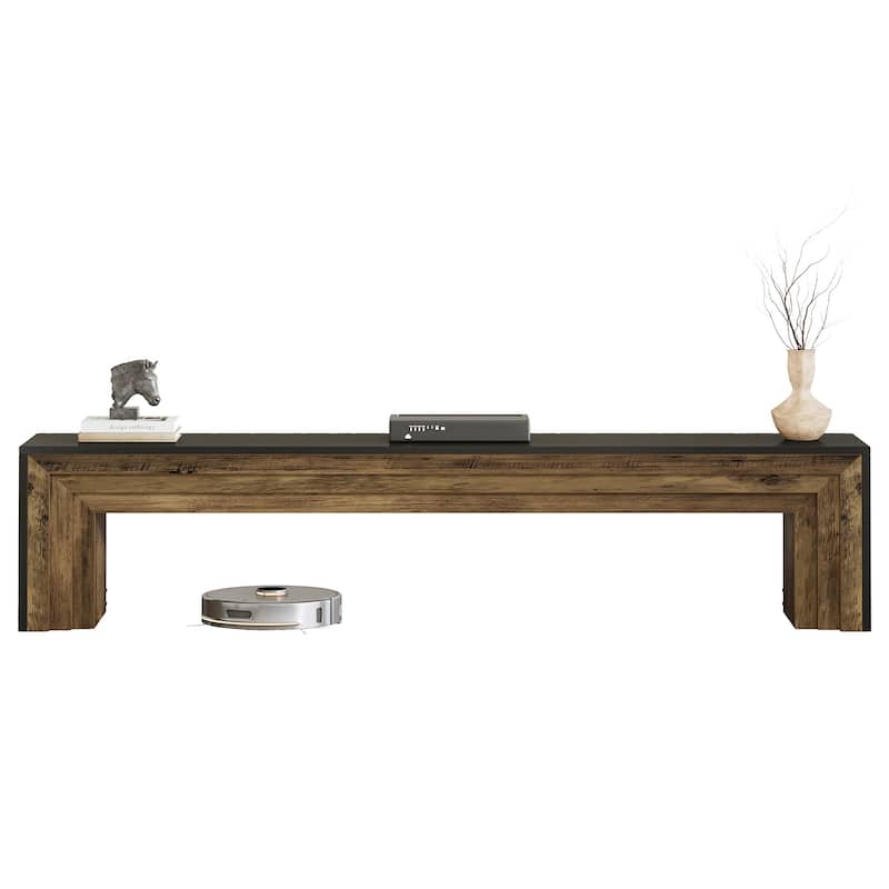 70.9" Extra Long Wooden TV Stand for 75-Inch TVs, Entertainment Center Media Console for Living Room