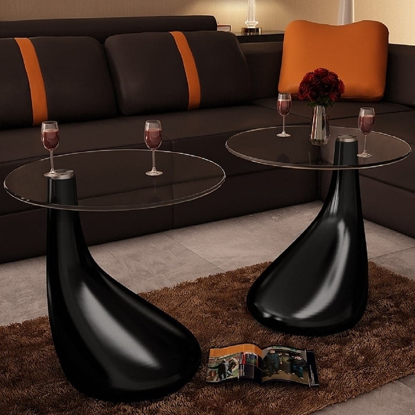 vidaxl coffee table high gloss black