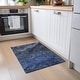 preview thumbnail 63 of 84, Machine Washable Indoor/ Outdoor Chantille Modern Abstract Rug Blue - 1'8" x 2'6"