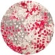 preview thumbnail 56 of 106, SAFAVIEH Monaco Shiloh Boho Abstract Modern Watercolor Area Rug 6'7" Round - Grey/Fuchsia - Round