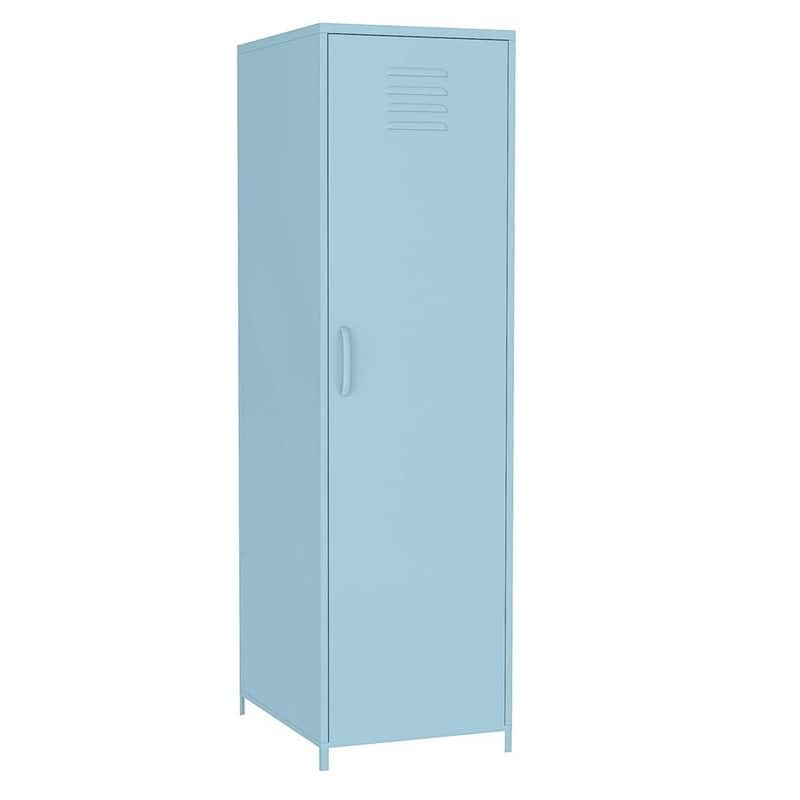 Metal Armoires Locker Cabinet for Kid with Hanging Rod and Shelves