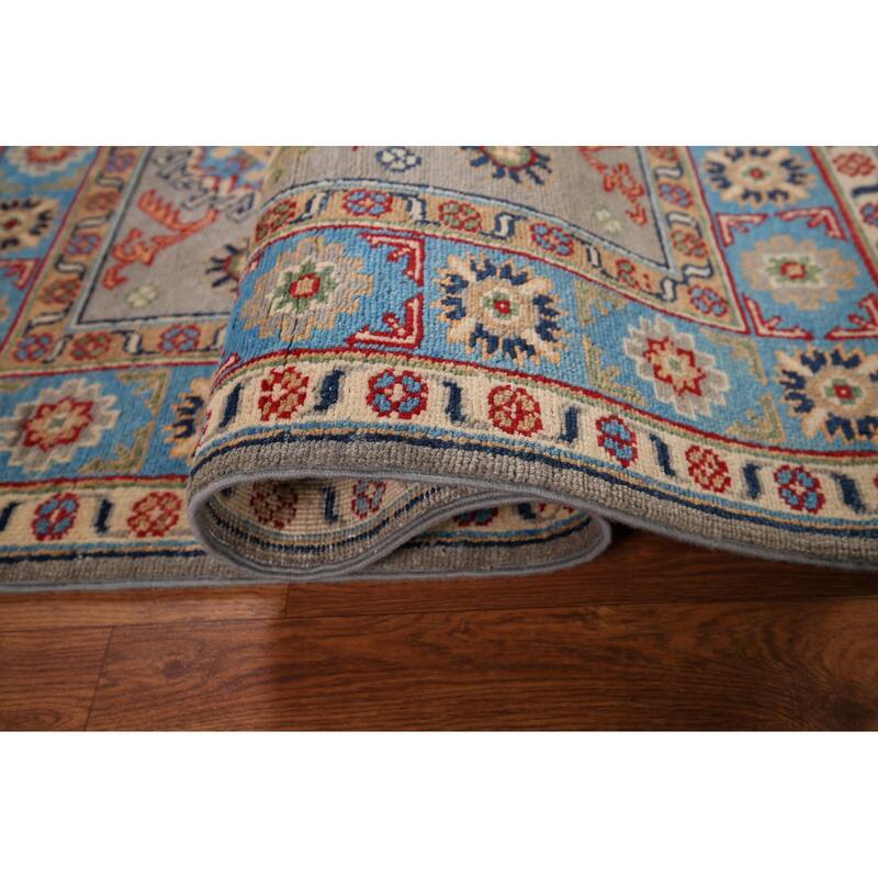 Kazak Oriental Foyer Rug Handmade Wool Carpet - 3'3" x 4'10"