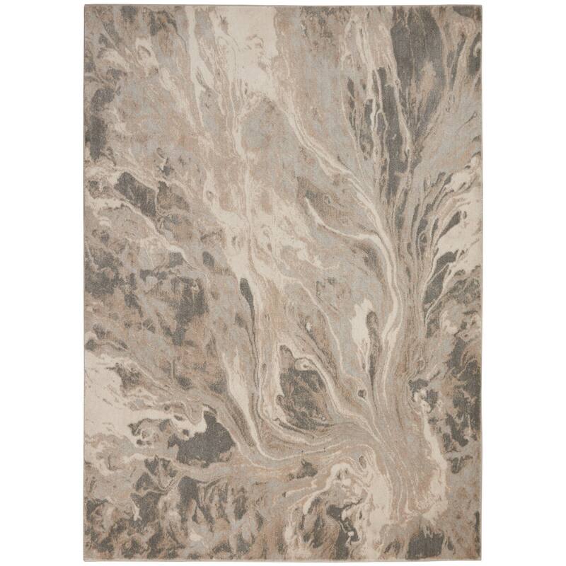 Nourison Home Neutral Modern Abstract Area Rug