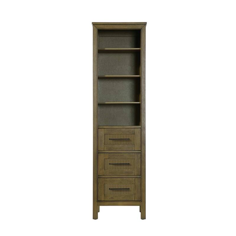Winslow 16-28 Inch Open Shelving Bath Storage Cabinet