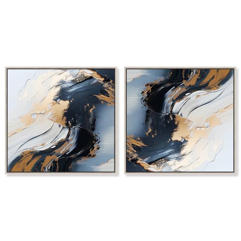 Classical Still Life Sneaker Canvas by Art Remedy - 24" x 24" - Black
