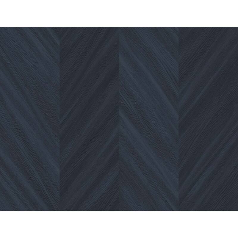 Seabrook Designs Chevron Wood Embossed Vinyl Unpasted Wallpaper - 27 in. W x 27 ft. L - Baikal