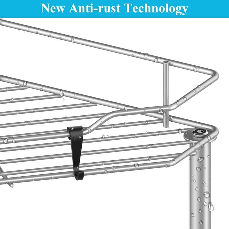 Shelves Stand Rack - 14.17 x 14.17x 43.3 inches