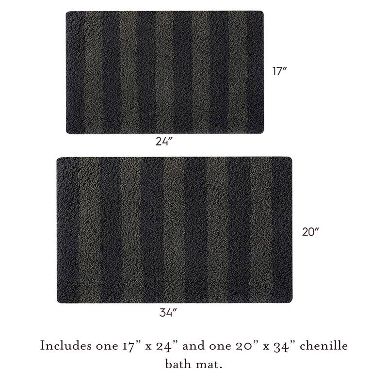 Laura Ashley Eden Stripe Bath Mat