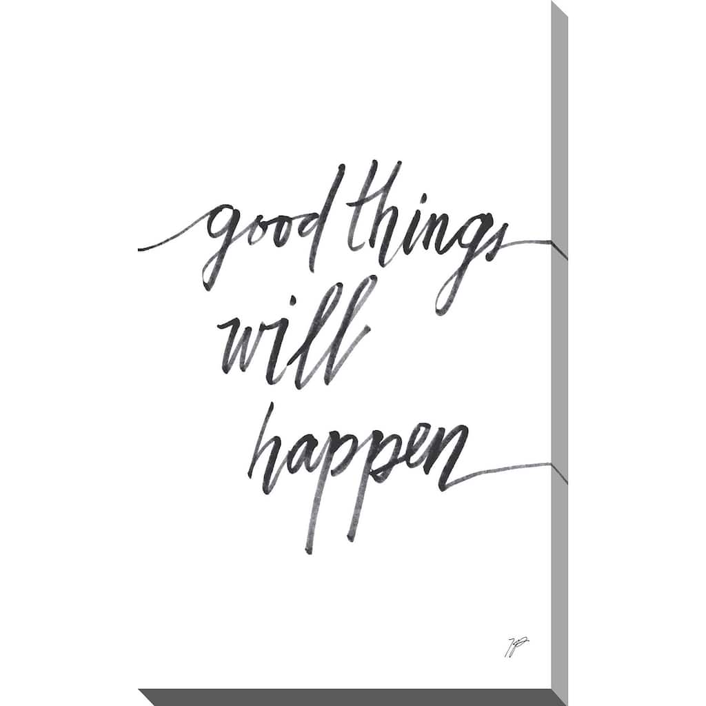 "Good Things (Vertical)" Print on Canvas