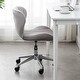 preview thumbnail 3 of 4, BTEXPERT Vanity Plush Velvet Workplace Meeting Conference Makeup Desk Chair Upholstered Home Office Chair