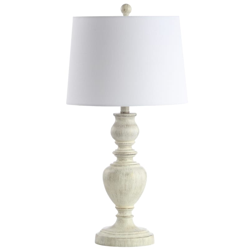 SAFAVIEH Lighting Zlate 28-inch White LED Table Lamp (Set of 2) - 14"x14"x27.5" - 14Wx14Dx28H